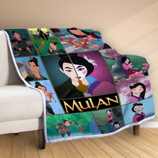Plaid Mulan Disney 1001 Couverture Polaire Plaid Canapé – Image 2