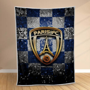 Plaid Paris FC 2 Couverture Polaire Plaid Canapé