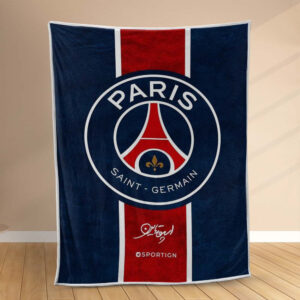 Plaid PSG FC Paris Saint Germain Football Club 3 Couverture Polaire Plaid Canapé