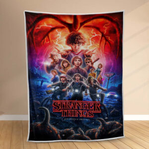Plaid Stranger Things 1001 Couverture Polaire Plaid Canapé