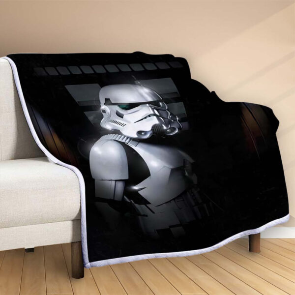 Plaid Stormtrooper Star Wars 2 Couverture Polaire Plaid Canapé – Image 2