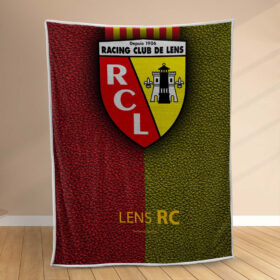 Plaid RC Lens 2 Couverture Polaire Plaid Canapé