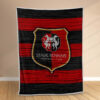 Plaid Stade Rennais FC 7 Couverture Polaire Plaid Canapé
