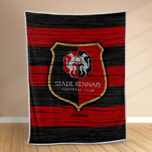 Plaid Stade Rennais FC 7 Couverture Polaire Plaid Canapé