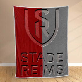 Plaid Stade de Reims 7 Couverture Polaire Plaid Canapé