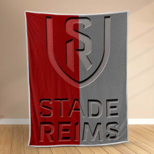 Plaid Stade de Reims 7 Couverture Polaire Plaid Canapé