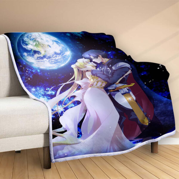 Plaid Sailor Moon Anime 1001 Couverture Polaire Plaid Canapé – Image 2