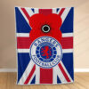 Plaid Rangers Football Club 6 Couverture Polaire Plaid Canapé