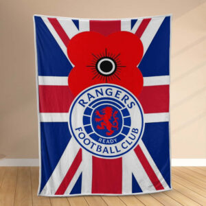 Plaid Rangers Football Club 6 Couverture Polaire Plaid Canapé