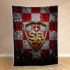 Plaid Stade Brestois 1 Couverture Polaire Plaid Canapé