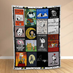 Plaid Snoopy 1001 Couverture Polaire Plaid Canapé