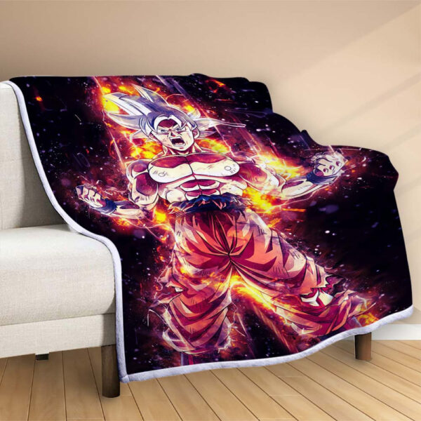 Plaid Son Goku Dragon Ball Z 1005 Couverture Polaire Plaid Canapé – Image 2