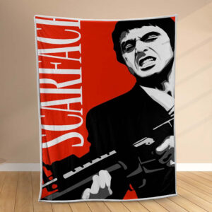 Plaid Film Scarface Couverture Polaire Plaid Canapé