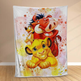 Plaid Simba Disney Le Roi Lion 1003 Couverture Polaire Plaid Canapé