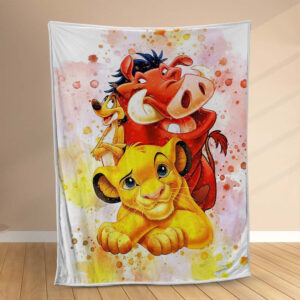 Plaid Simba Disney Le Roi Lion 1003 Couverture Polaire Plaid Canapé