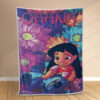 Plaid Ohana et Stitch Disney 1001 Couverture Polaire Plaid Canapé