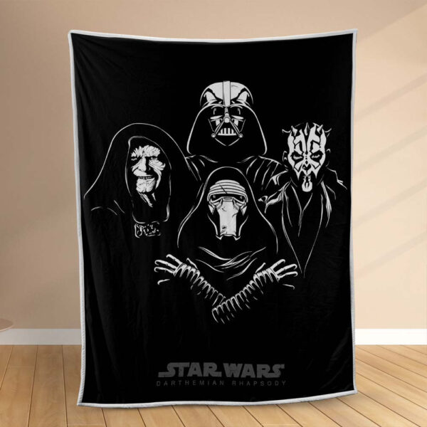Plaid Star Wars Darthemian Rhapsodie Couverture Polaire Plaid Canapé