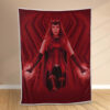 Plaid Scarlett Witch 1001 Couverture Polaire Plaid Canapé