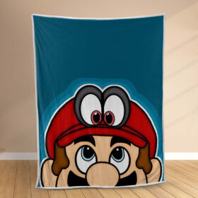 Plaid Super Mario Odyssée Couverture Polaire Plaid Canapé