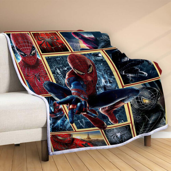 Plaid Spider man Couverture Polaire Plaid Canapé – Image 2