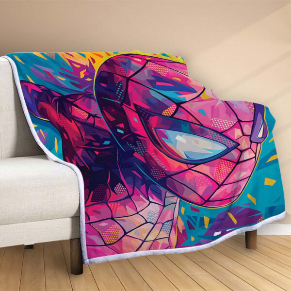 Plaid Spiderman Avengers Marvel 1013 Couverture Polaire Plaid Canapé – Image 2