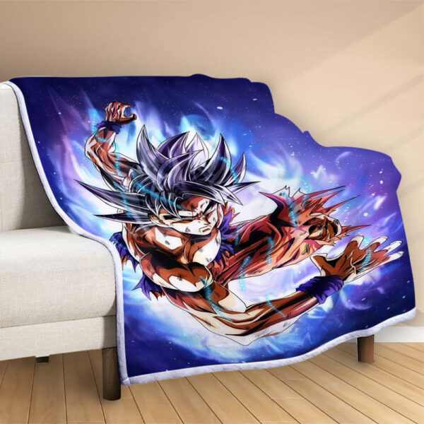 Plaid Son Goku Dragon Ball Z 1012 Couverture Polaire Plaid Canapé – Image 2