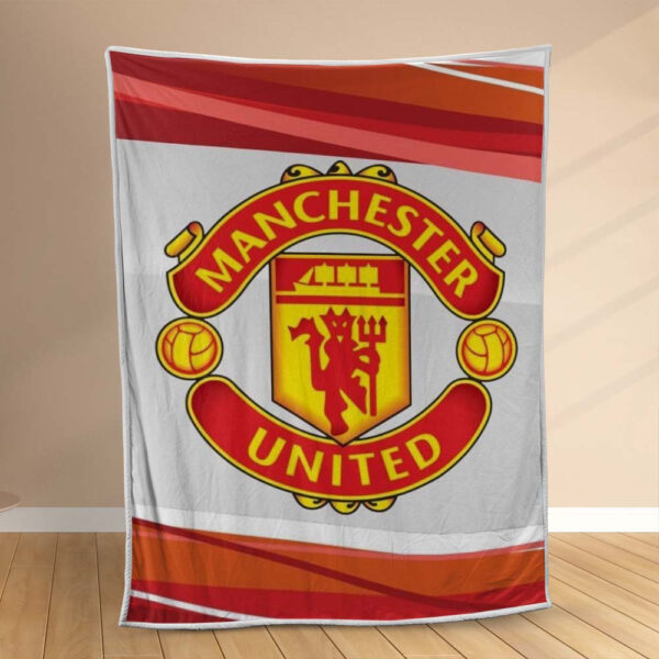 Plaid Manchester United MU FC 14 Couverture Polaire Plaid Canapé