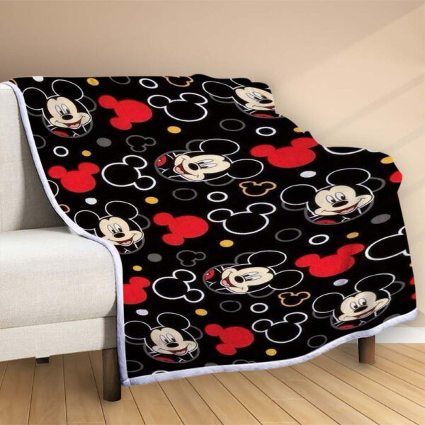 Plaid Mickey Mouse 2 Couverture Polaire Plaid Canapé – Image 2