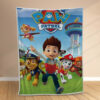 Plaid Pat' Patrouille Tous les personnages 1001 Couverture Polaire Plaid Canapé