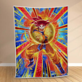 Plaid Son Goku Dragon Ball Z 1010 Couverture Polaire Plaid Canapé