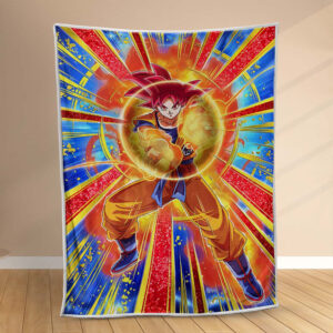 Plaid Son Goku Dragon Ball Z 1010 Couverture Polaire Plaid Canapé