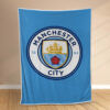 Plaid Manchester City MC FC1 Couverture Polaire Plaid Canapé