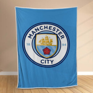 Plaid Manchester City MC FC1 Couverture Polaire Plaid Canapé