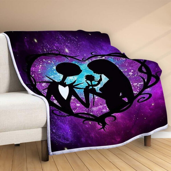 Plaid Jack Skellington 1001 Couverture Polaire Plaid Canapé – Image 2