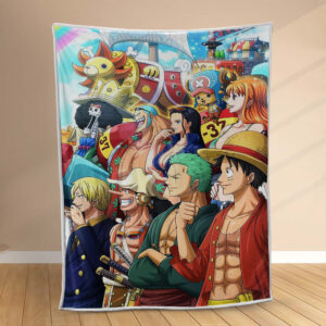 Plaid Luffy et tous les personnages 1008 Couverture Polaire Plaid Canapé