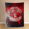 Plaid Manchester United Football Club 18 Couverture Polaire Plaid Canapé