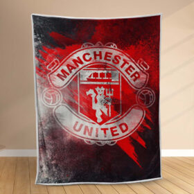 Plaid Manchester United Football Club 18 Couverture Polaire Plaid Canapé