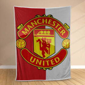 Plaid Manchester United MU FC 13 Couverture Polaire Plaid Canapé