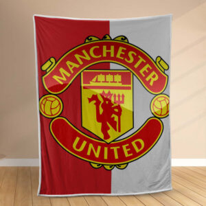 Plaid Manchester United MU FC 13 Couverture Polaire Plaid Canapé