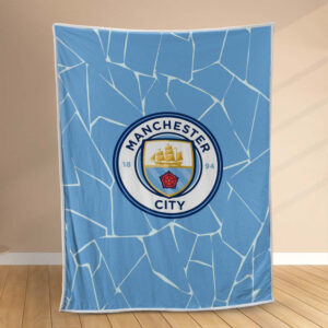 Plaid Manchester City MC FC 4 Couverture Polaire Plaid Canapé