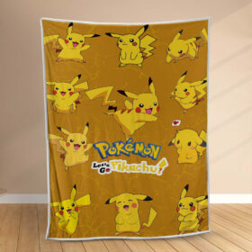 Plaid Pikachu mignon 1001 Couverture Polaire Plaid Canapé