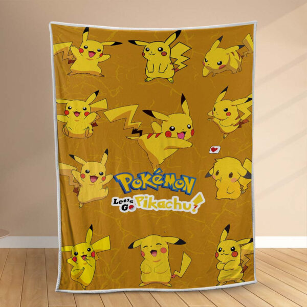 Plaid Pikachu mignon 1001 Couverture Polaire Plaid Canapé