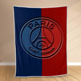 Plaid PSG FC Paris Saint Germain Football Club 11 Couverture Polaire Plaid Canapé