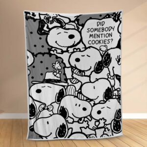 Plaid Snoopy a-t-il mentionné les cookies Couverture Polaire Plaid Canapé