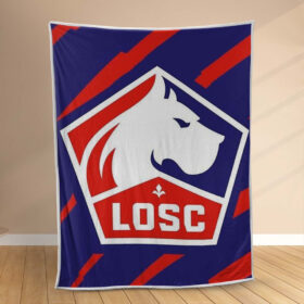 Plaid LOSC Lille OSC FC 8 Couverture Polaire Plaid Canapé