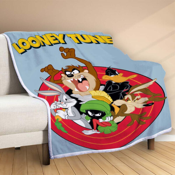 Plaid Looney Tunes Personnages 1001 Couverture Polaire Plaid Canapé – Image 2