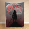 Plaid Sasuke Sharingan Bloodmoon 1001 Couverture Polaire Plaid Canapé