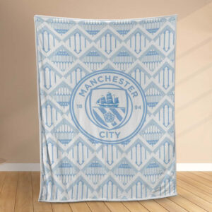 Plaid Manchester City MC FC 6 Couverture Polaire Plaid Canapé