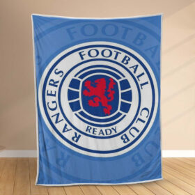 Plaid Rangers Football Club 3 Couverture Polaire Plaid Canapé