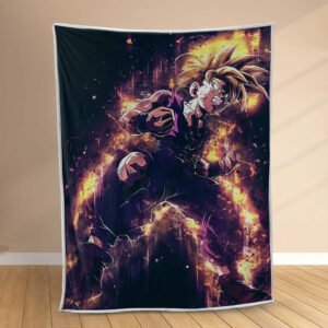 Plaid Son Goku Dragon Ball Z 1013 Couverture Polaire Plaid Canapé